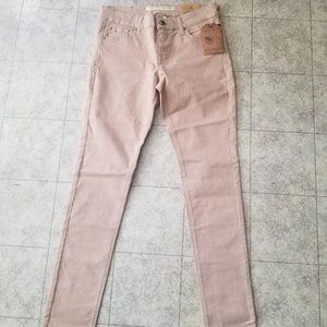 French Connection skin tight denim pants in Oyster Girl.8. Tan.